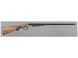 Game Scene Engraved German 16 Gauge Double Barrel Shotgun