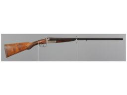Engraved Belgian 16 Gauge Double Barrel Shotgun