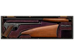Cased Fiala Model 1920 Repeating Pistol Three Barrel Set