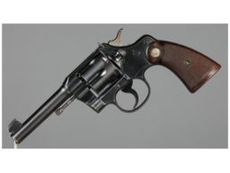 Colt Officer's Model Target Revolver with Factory Letter