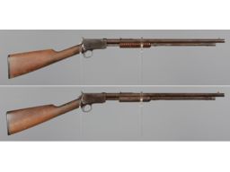 Two Winchester Model 1906 Slide Action Rifles