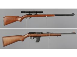 Two Marlin Semi-Automatic Rifles 