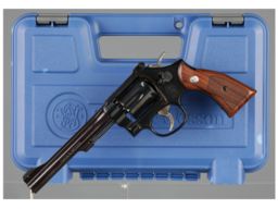 Smith & Wesson Model 17-9 Double Action Revolver with Case
