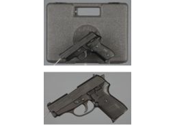 Two Sig Sauer Semi-Automatic Pistols