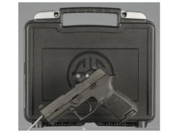 SIG Sauer P320 Semi-Automatic Pistol with Red Dot Sight and Case