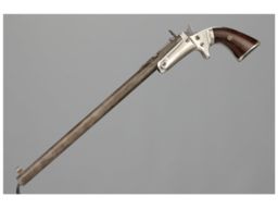 Stevens New Model Pocket Rifle Single Shot Pistol with Stock