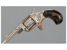 Engraved Colt New Line Etched Panel 22 Revolver