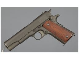 WWI U.S. Colt Model 1911 Semi-Automatic Pistol with Holster Rig