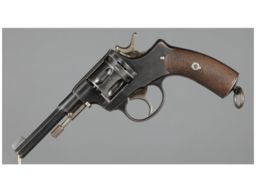 Swedish Husqvarna Model 1887 Nagant Double Action Revolver