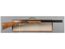 Engraved Miroku OS Over/Under Shotgun with Takedown Case