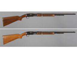 Two Remington Model 121 Fieldmaster Slide Action Rifles