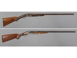 Two Baker Gun Company Batavia Double Barrel Shotguns