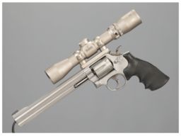 Smith & Wesson Model 617-1 Double Action Revolver with Scope