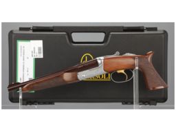 Pedersoli Howdah Double Barrel Pistol with Case
