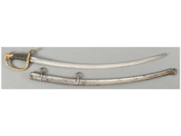 French Model 1829 Artillery Sword with Scabbard