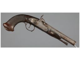 Liege Proofed Large Bore Percussion Belt Pistol