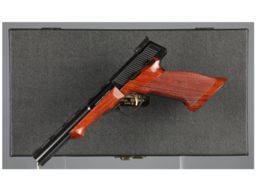 Belgian Browning Medalist Semi-Automatic Pistol with Case