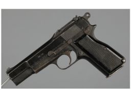 Canadian Inglis Mk. I* Semi-Automatic Pistol with Shoulder Stock