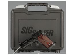 Factory Engraved Sig Sauer P938 Semi-Automatic Pistol with Case