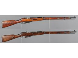 Two Soviet Model 1891/30 Mosin-Nagant Bolt Action Rifles
