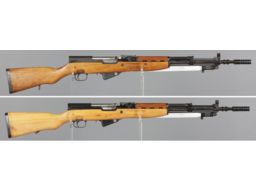 Two Yugoslavian Model 59/66 Semi-Automatic Rifles