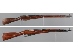 Two Soviet Mosin-Nagant Bolt Action Rifles