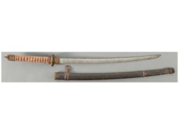 Imperial Japanese Shin-Gunto Officer's Sword with Scabbard