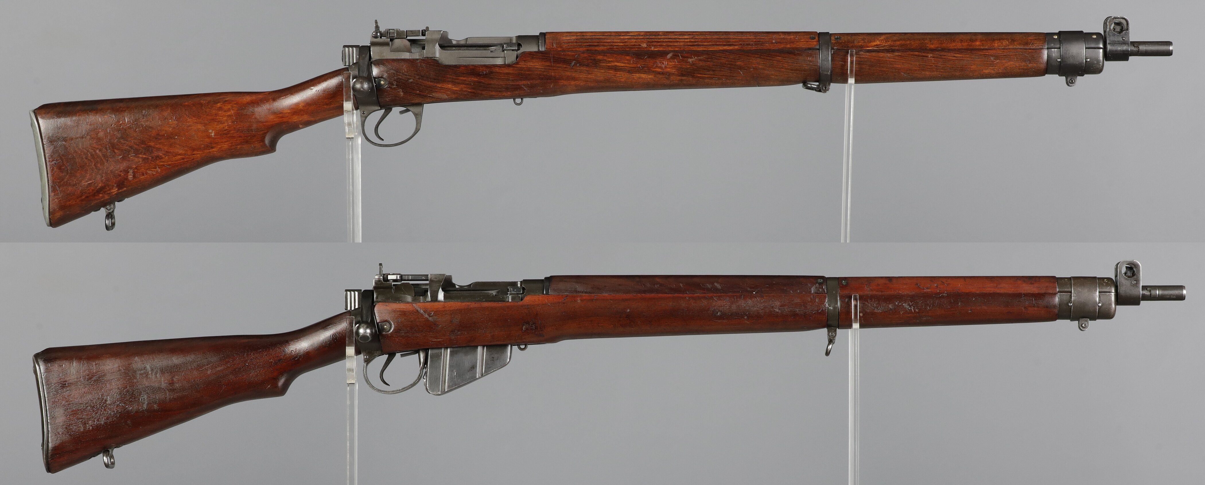 Two No. 4 MK I* Lee-Enfield Bolt Action Rifles | Rock Island Auction