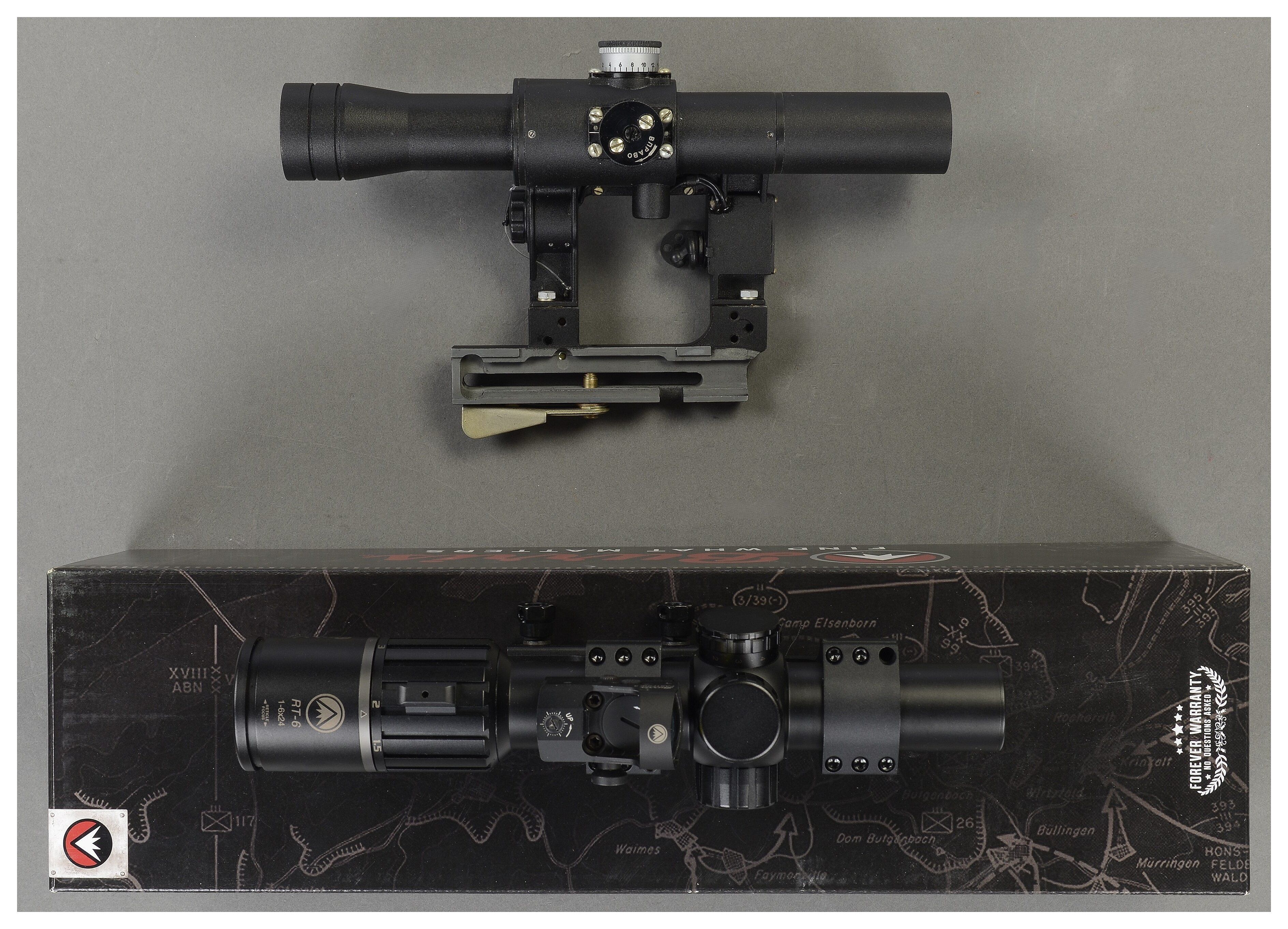 Two Part Scope Two Rifle Scopes | Rock Island Auction