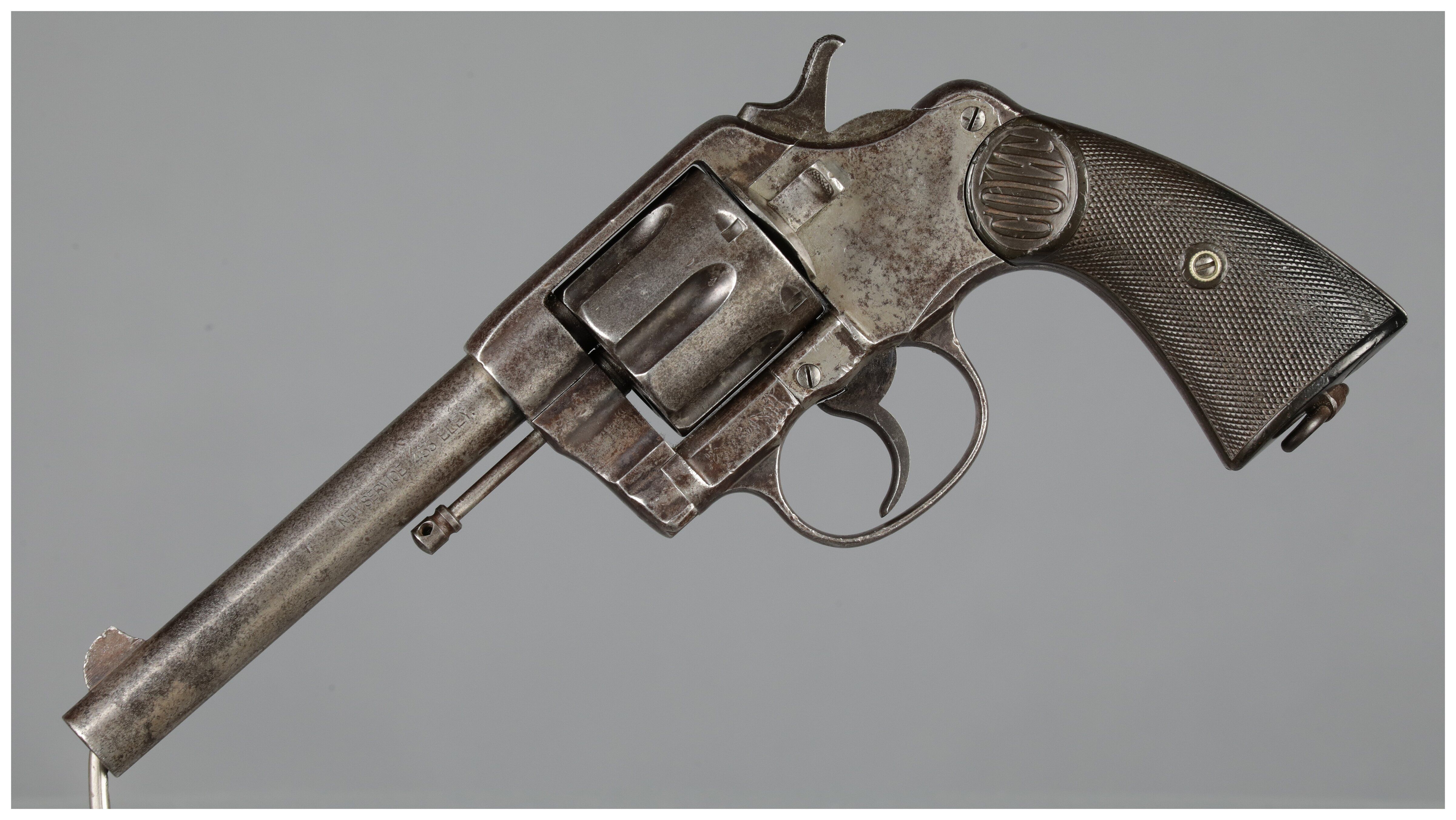 Early Two Digit British Proofed Colt New Service Revolver | Rock