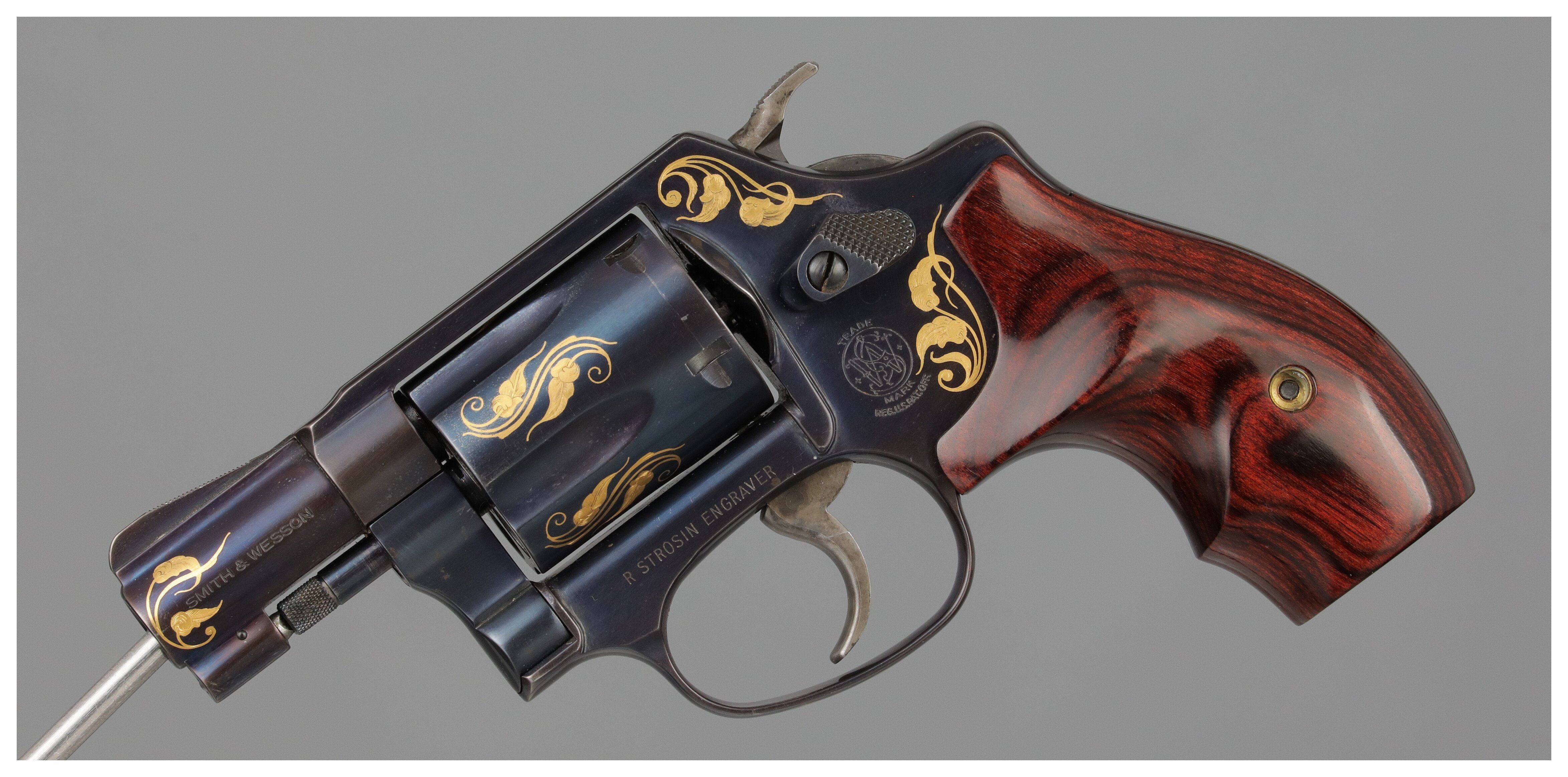 Revolver Lady Version Master Engraved Smith & Wesson Model 36-9 Lady Smith Revolver | Rock ...