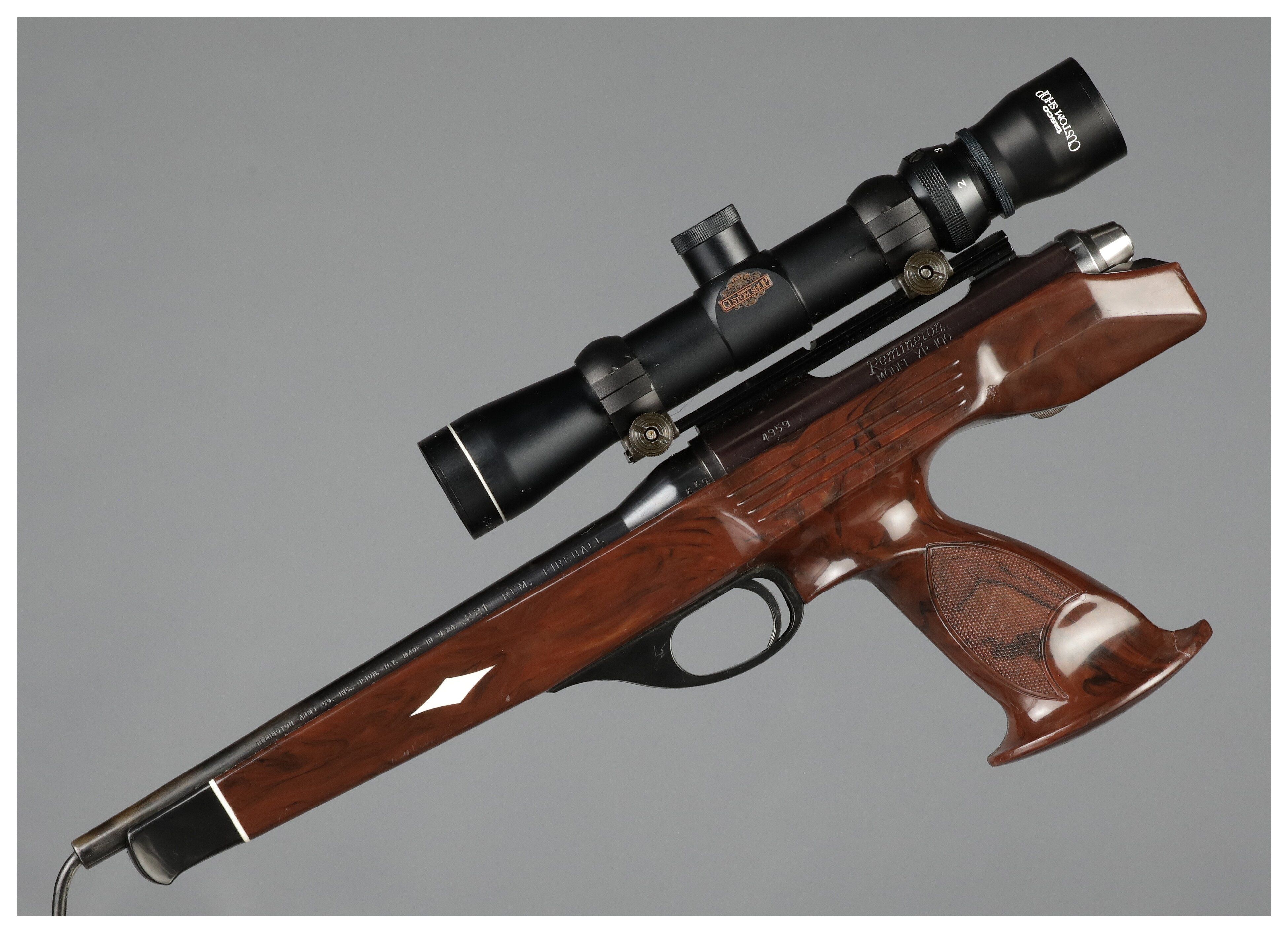 Remington XP-100 Bolt Action Single Shot Pistol with Scope | Rock