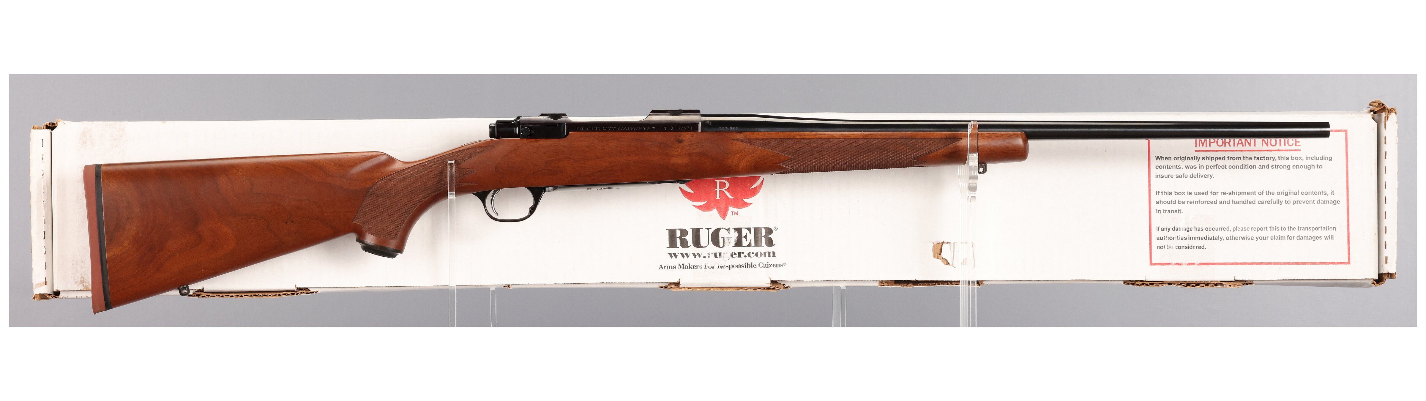 Ruger M77 Hawkeye Left Handed Bolt Action Rifle with Box | Rock Island ...