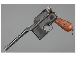 Spectacular Mauser Model 1930 Commercial Broomhandle Pistol