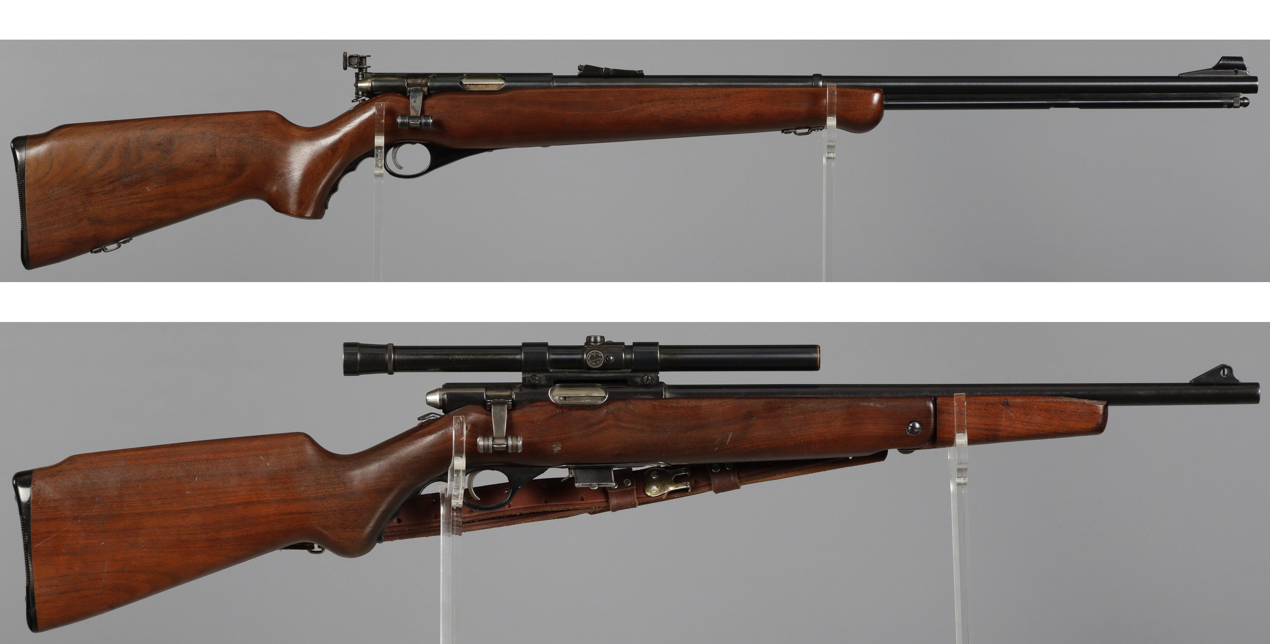 Mossberg Rifles Two Mossberg Bolt Action Rifles | Rock Island Auction