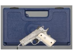 Engraved Colt Lightweight Defender Pistol with Certificate | Rock
