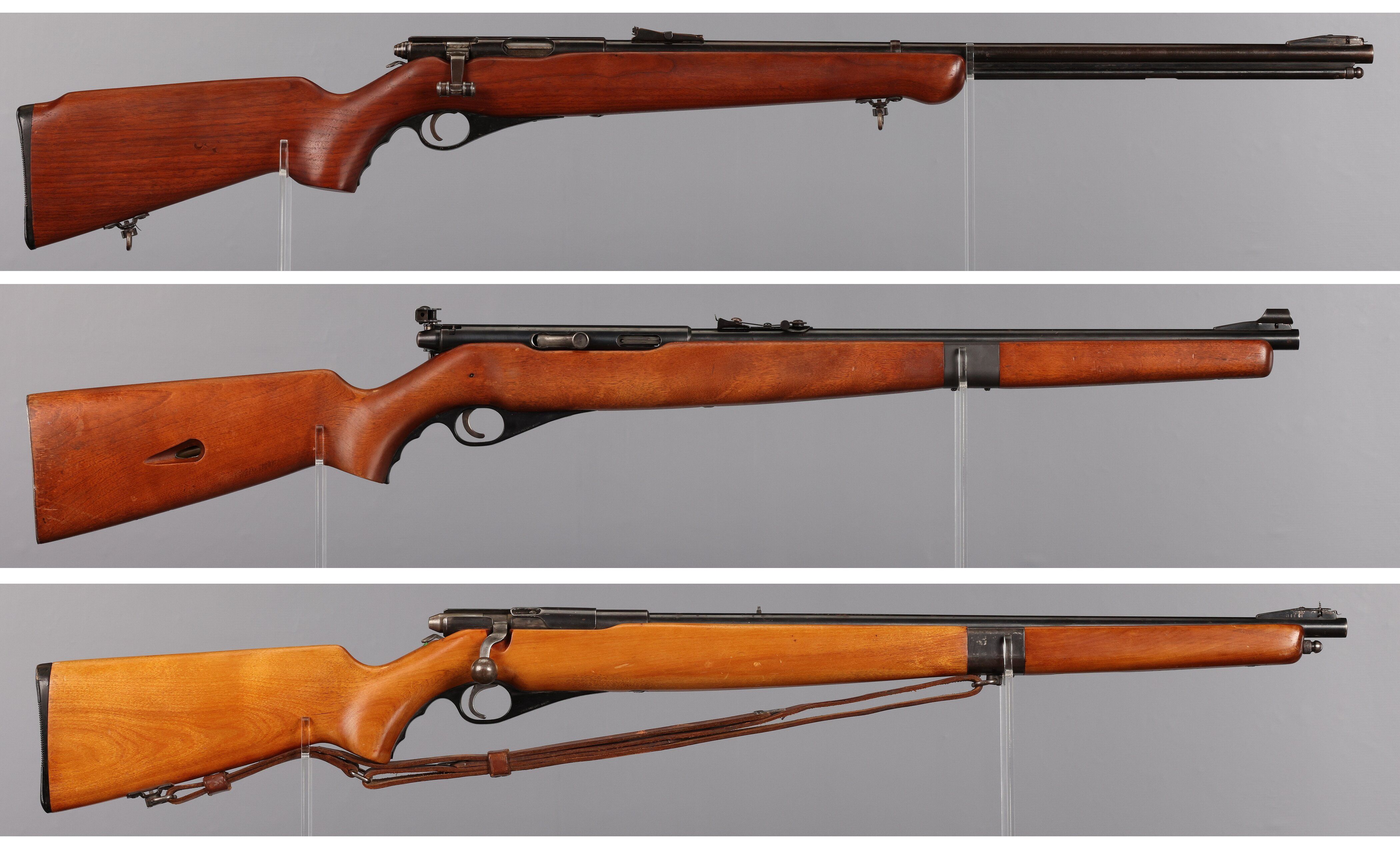 Mossberg Rifles Three Mossberg Rimfire Rifles | Rock Island Auction