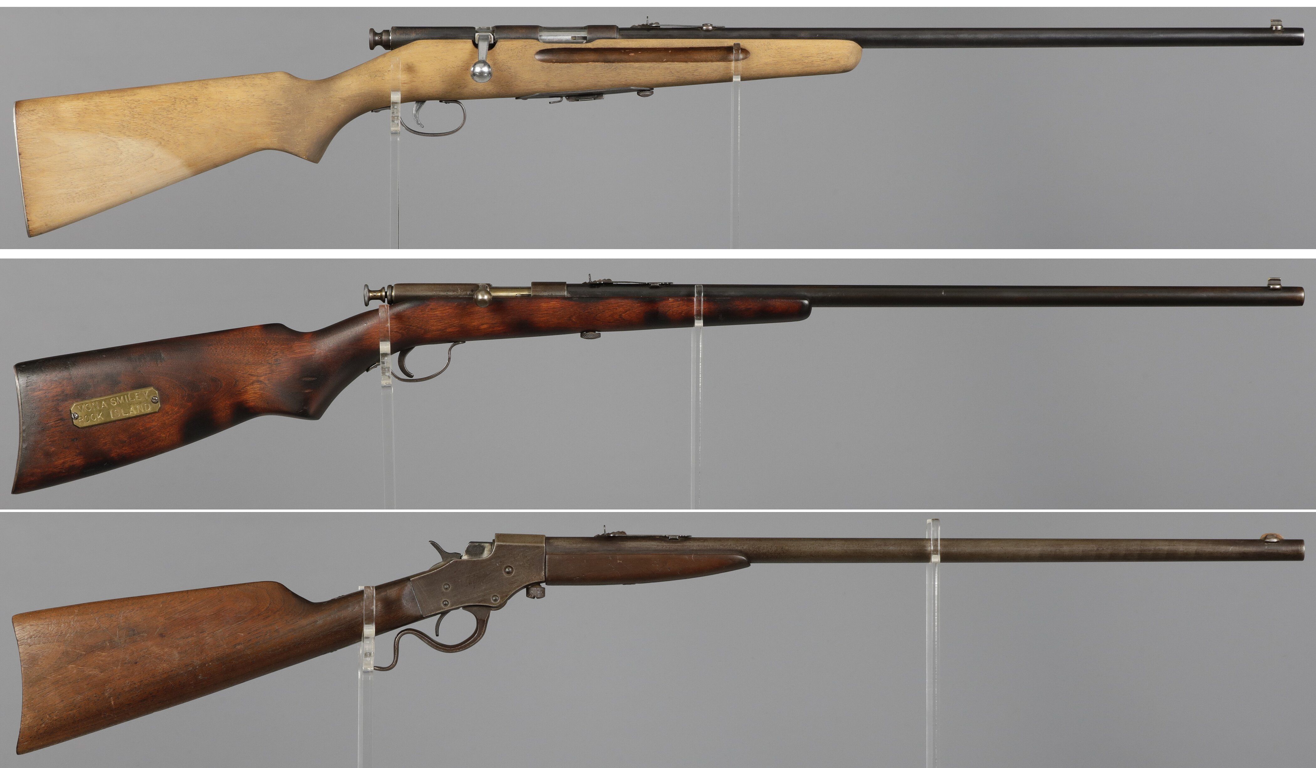 Three American Rimfire Rifles | Rock Island Auction