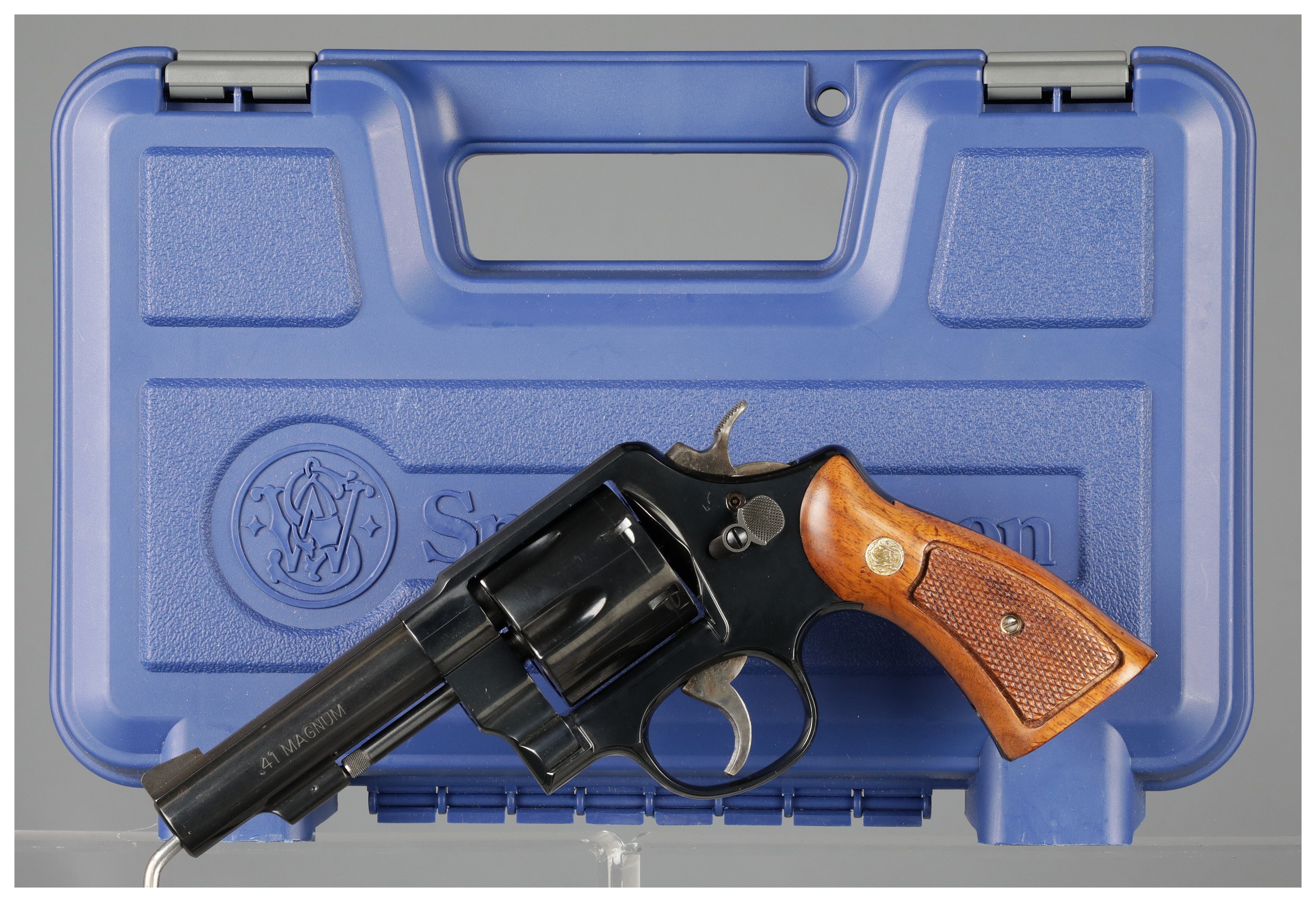 Smith & Wesson Model 58-1 Double Action Revolver with Case | Rock ...