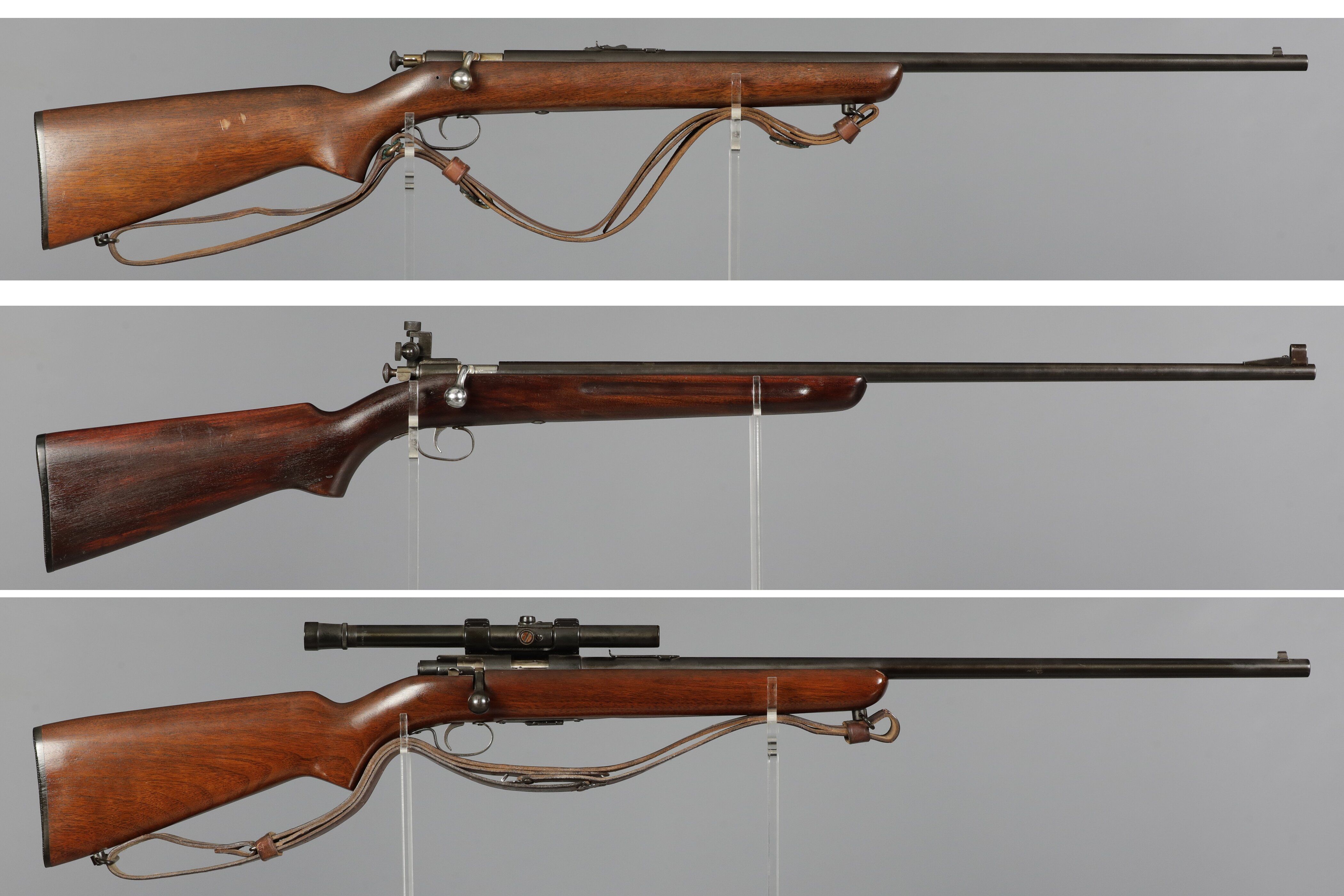 Three Winchester Bolt Action Rimfire Rifles | Rock Island Auction