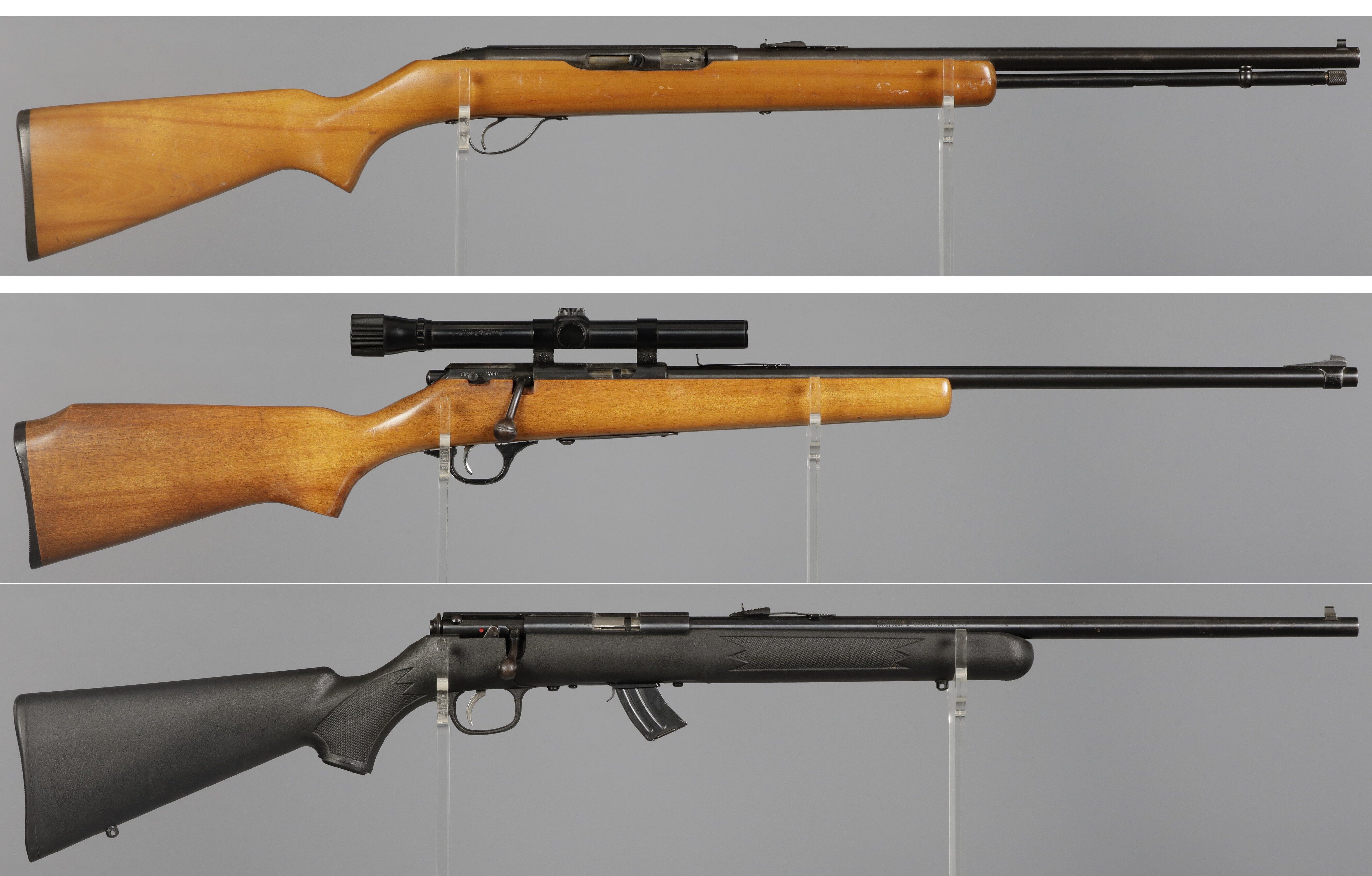 Three Rimfire Rifles | Rock Island Auction