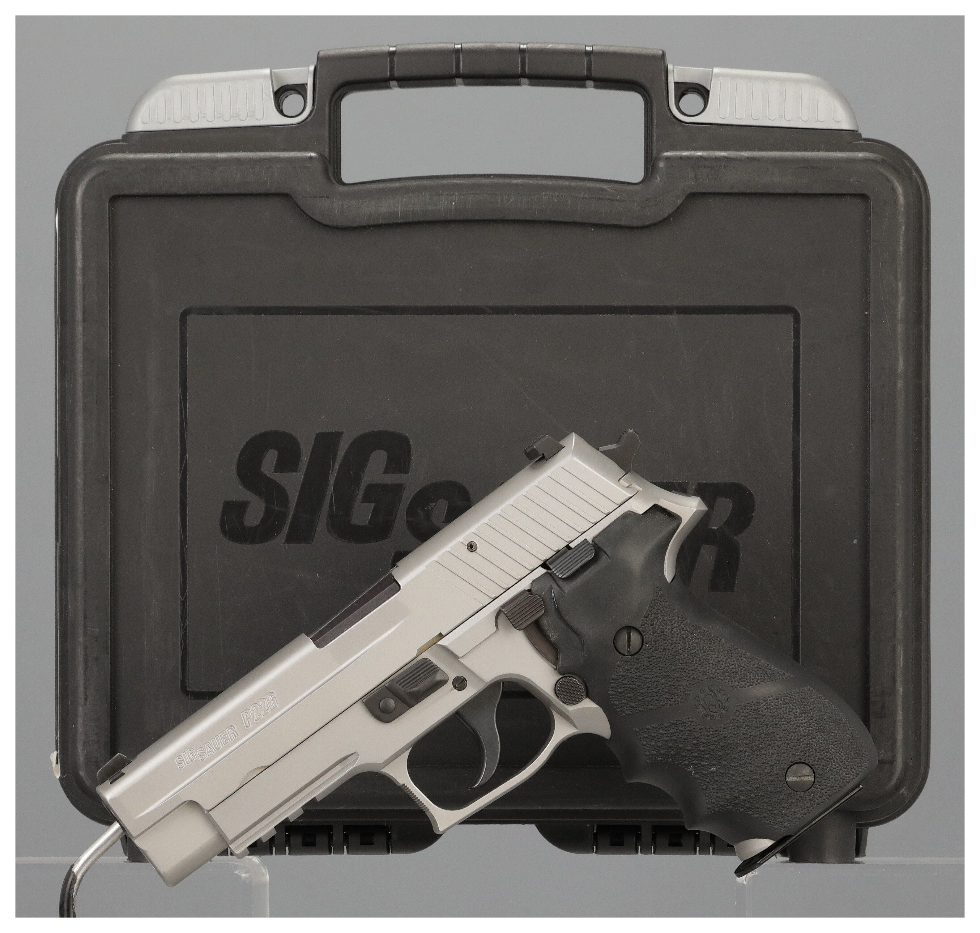 Sig Sauer Model P226 Stainless Semi-Automatic Pistol with Case