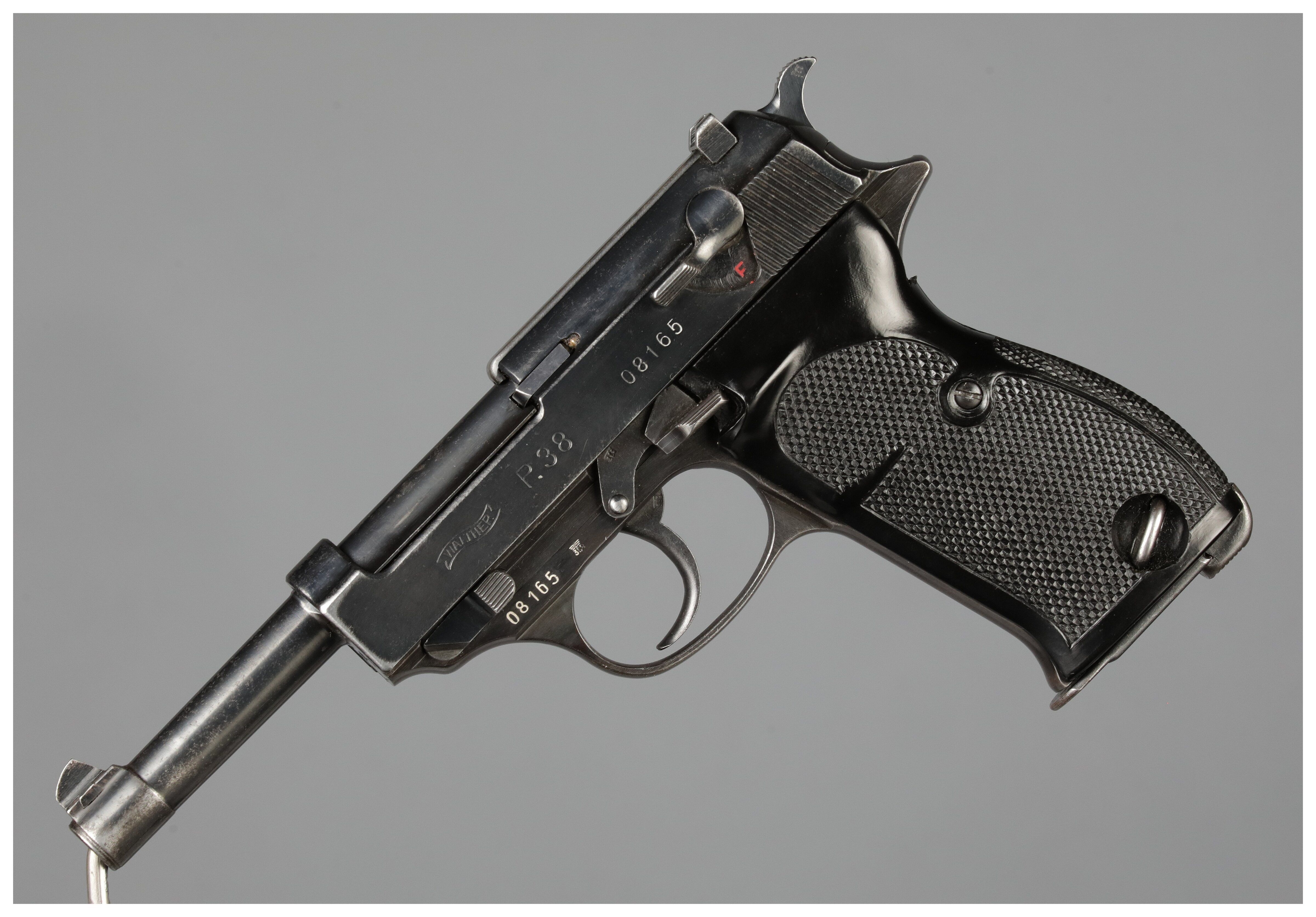 World War II German Walther Third Issue Zero Series P.38 Pistol