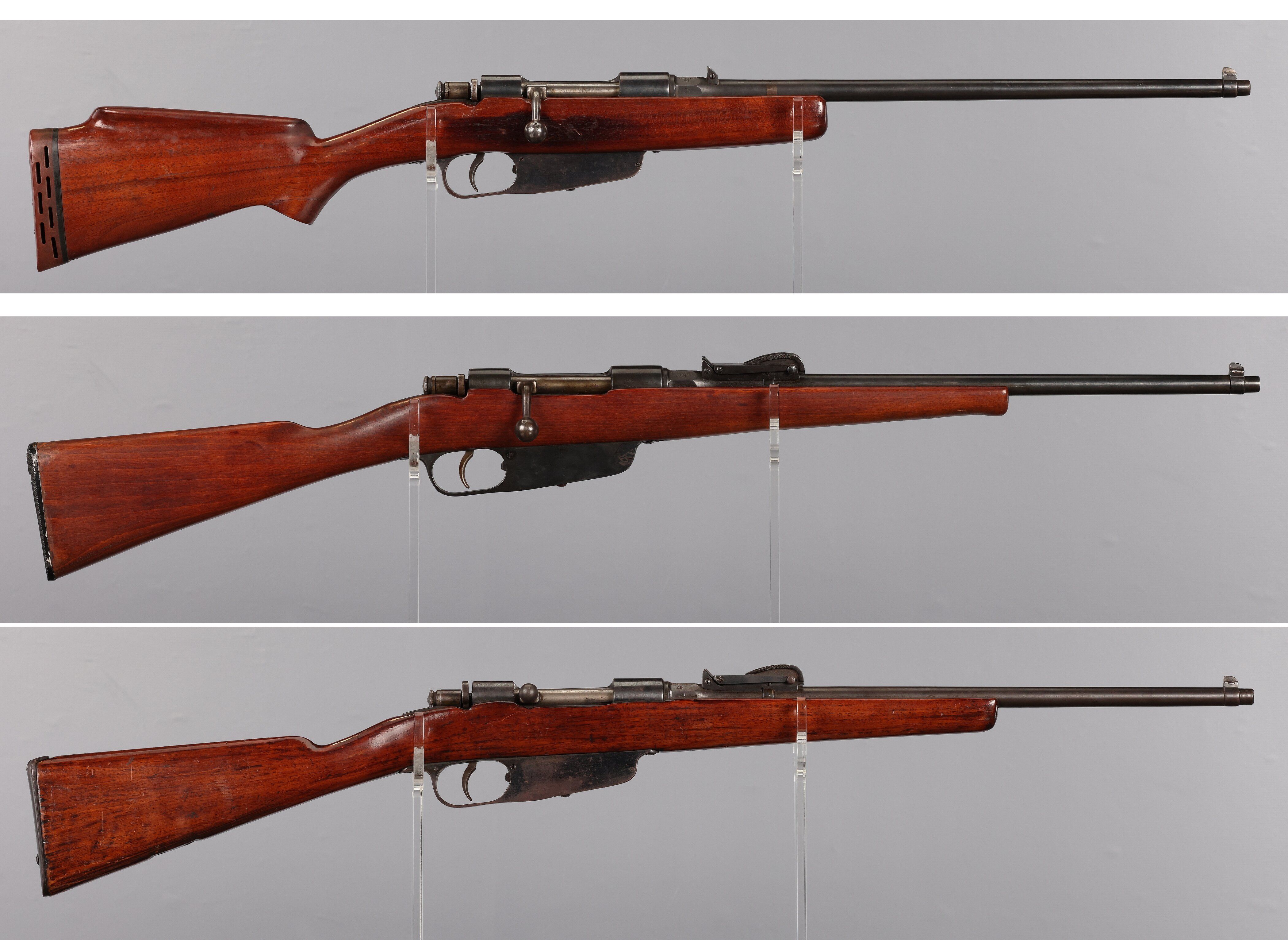 Three Italian Carcano Bolt Action Sporting Rifles | Rock Island Auction