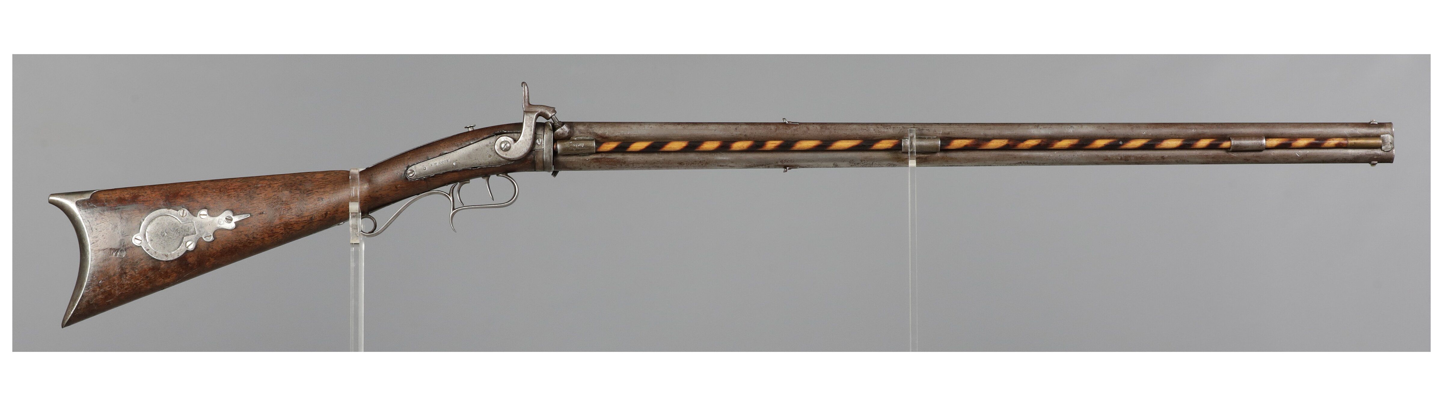 Cook Gang Rifle E.W. Cook Swivel Breech Percussion Smooth Rifle | Rock Island Auction