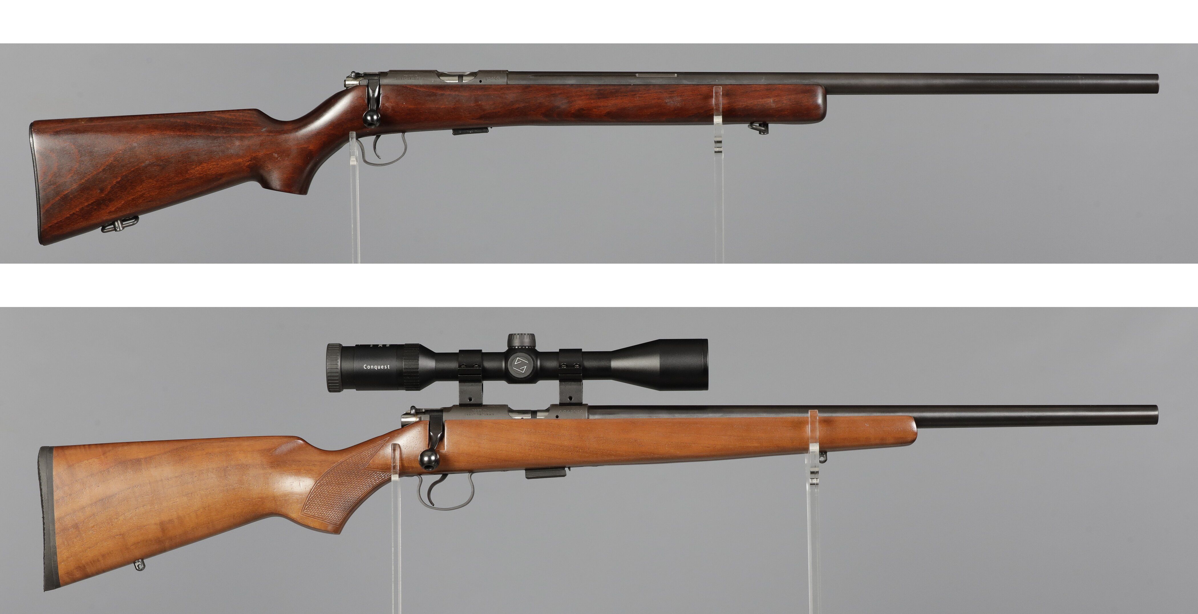 Two CZ Bolt Action Rimfire Rifles | Rock Island Auction