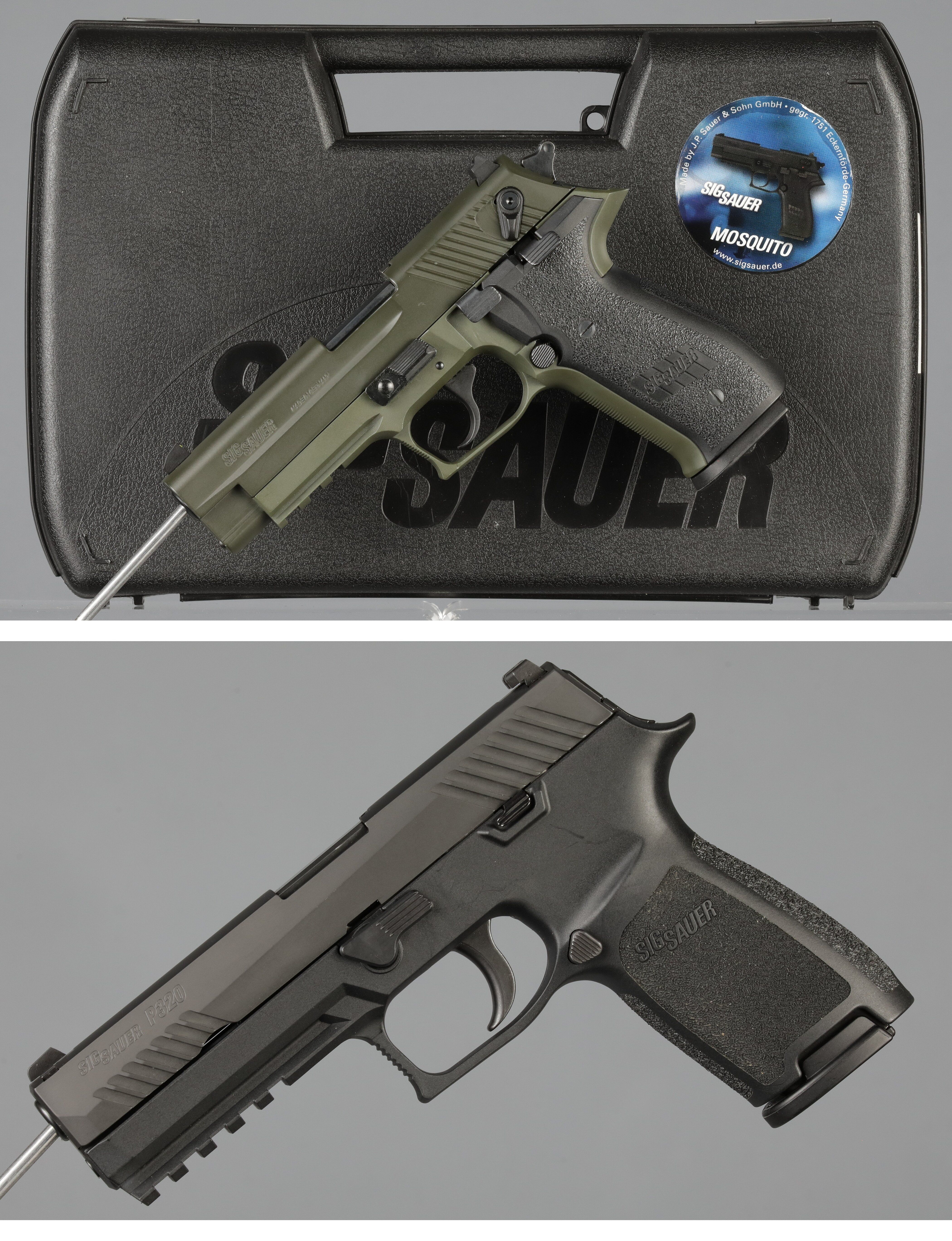 Two Sig Sauer Semi-Automatic Pistols | Rock Island Auction