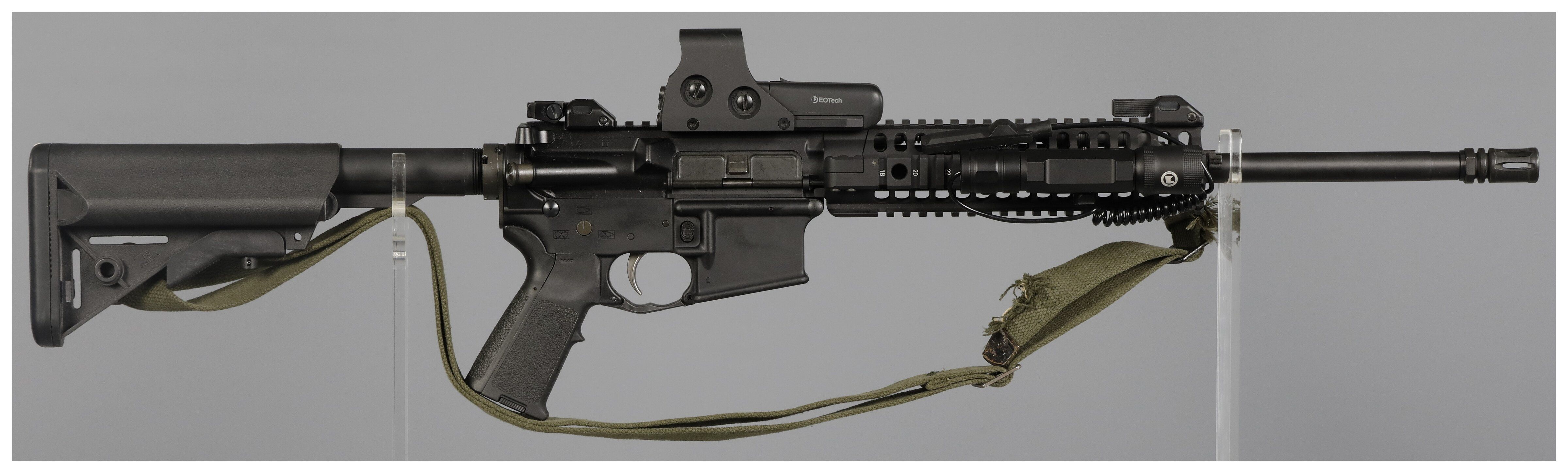 Wrc Rifle LWRC M6 AR-15 Semi-Automatic Rifle with Holographic Sight | Rock Island ...