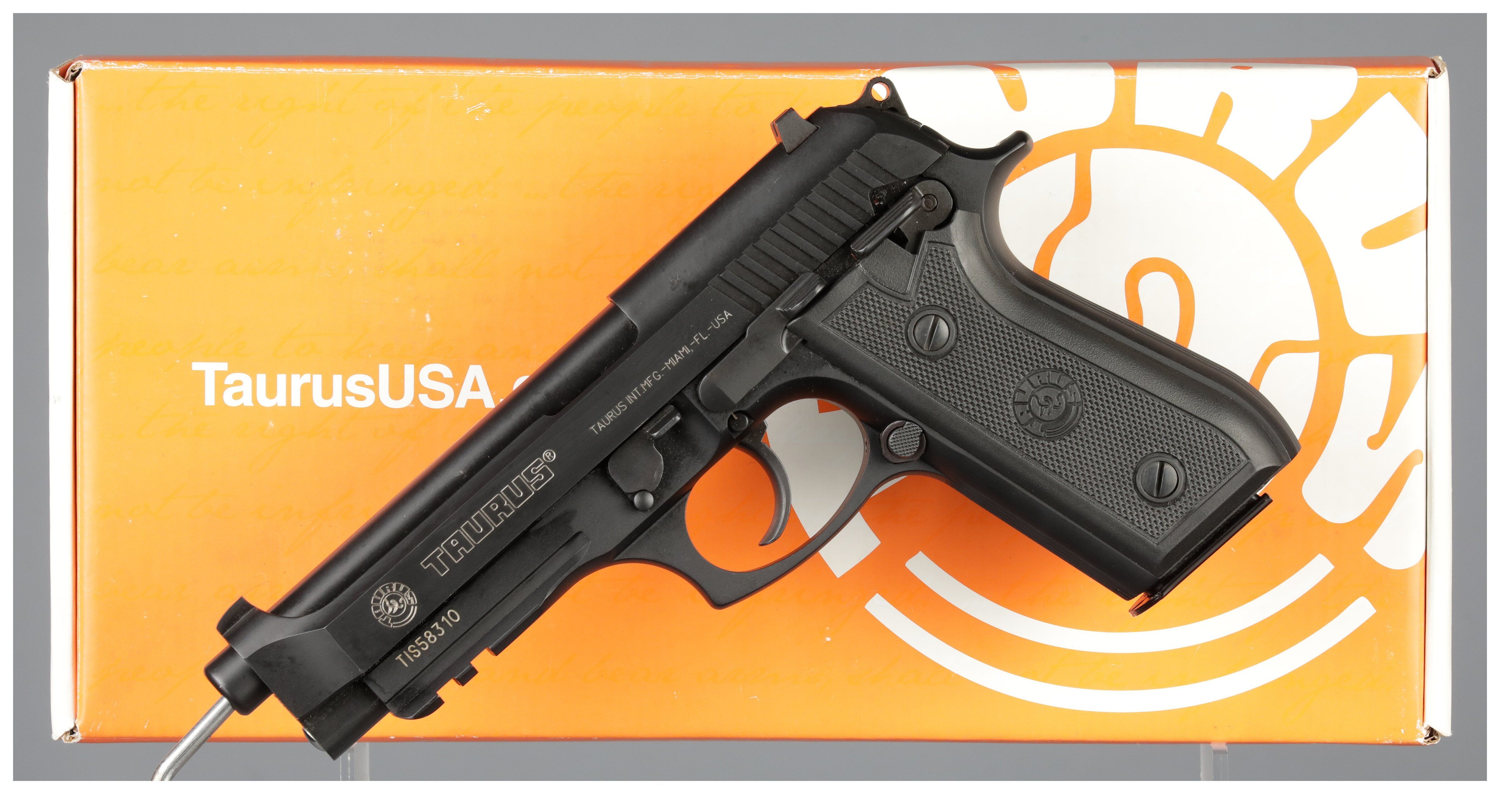 Taurus PT92 AF Semi-Automatic Pistol with Box | Rock Island Auction