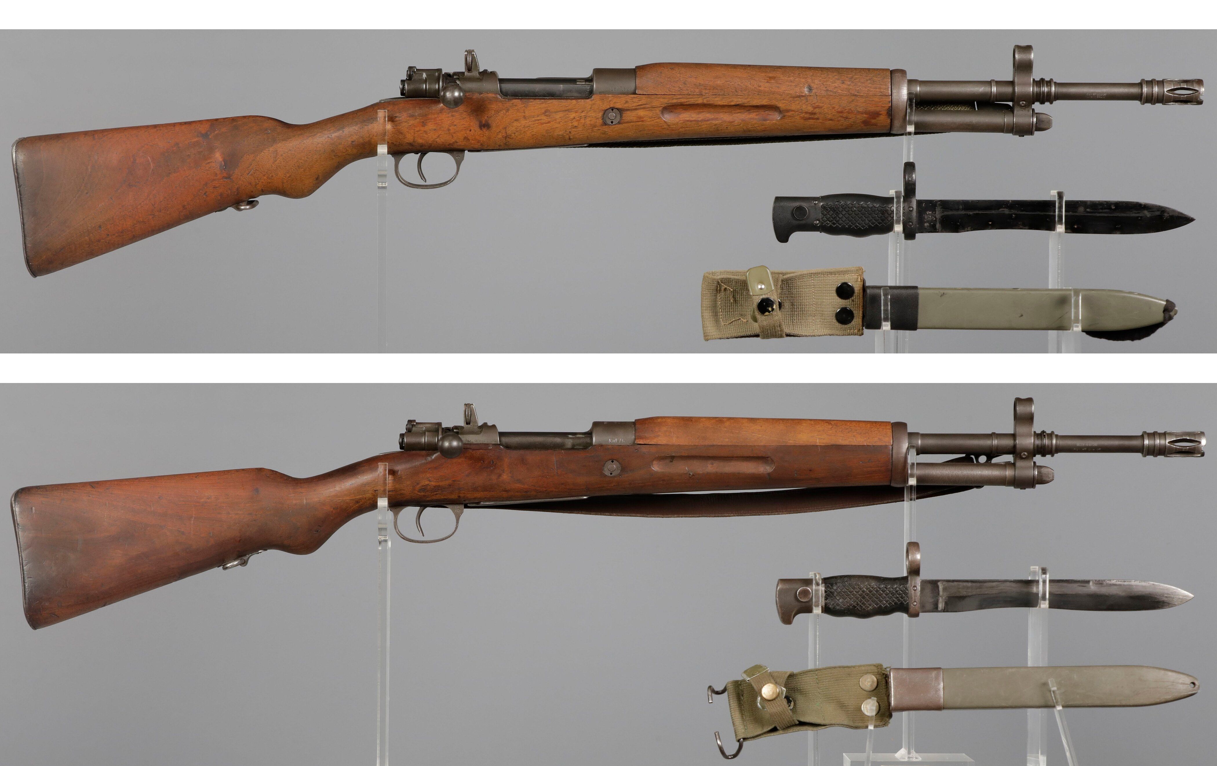 Two Spanish La Coruna Model FR8 Mauser Bolt Action Rifles | Rock Island ...